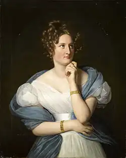 Portrait of Delphine de Girardin by Louis Hersent
