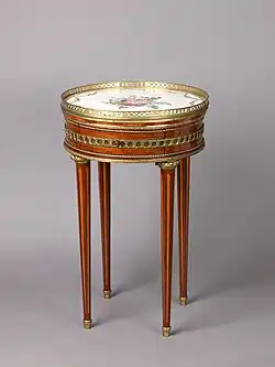 Round table with Sevres porcelain top (1774–91), Metropolitan Museum