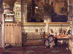 Lawrence Alma-Tadema (1872) The Egyptian Widow