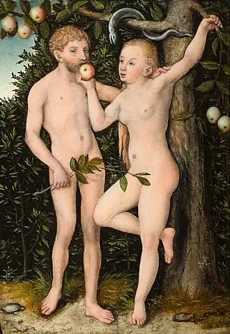 National Gallery Prague, Czechia c. 1538 (see Adam and Eve (Cranach, Prague))