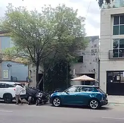 The restaurant's building