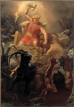 Image 17Thor, by Mårten Eskil Winge (from Wikipedia:Featured pictures/Culture, entertainment, and lifestyle/Religion and mythology)