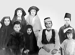 A Cretan Muslim family sent to Turkey after the population exchange in 1923.