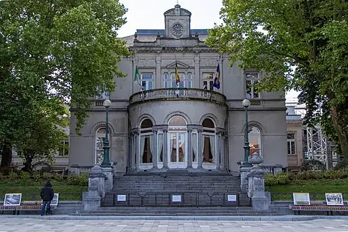 Ixelles' Municipal Hall seen from the Place Fernand Cocq/Fernand Cocqplein