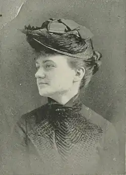 Photograph of author Martha Strudwick Young, ca. 1897.