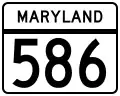 MD Route 586.svg