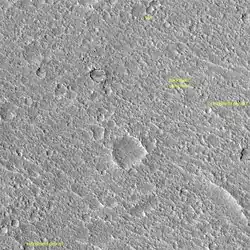 Mars Pathfinder seen from space by the MRO HiRISE