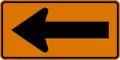 W1-6 (I) Arrow (left)