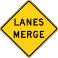 W9-4 Lanes Merge