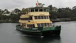 MV Friendship arriving at Balmain