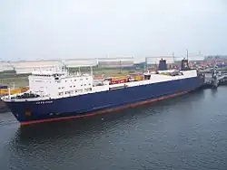 RoRo ship MV Norqueen in Rotterdam