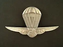Postwar Hungarian parachutist badge (pre-1950)