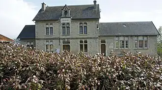 The town hall in Pévy