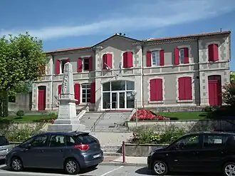 The town hall in Saulce-sur-Rhône