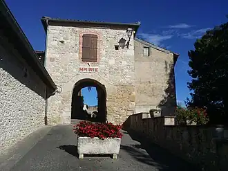 The town hall in Le Cabanial