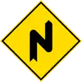 Double curve to the right