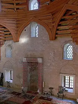 Interior of the Malkoç Bey Mosque