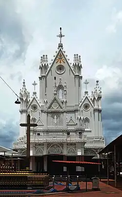 front view of St. Mary's Cathedral, Manarcad