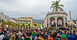 Protesters in Blida (10 March).