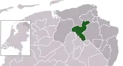 Location of Groningen