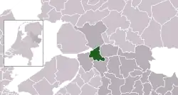 Location of Zwartewaterland