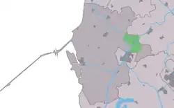 Location in the former Wûnseradiel municipality