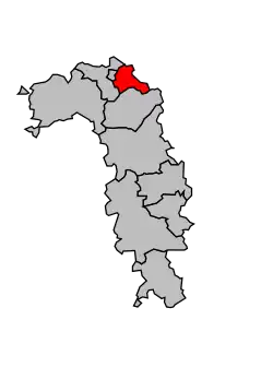 Location of the canton in the arrondissement of Briey