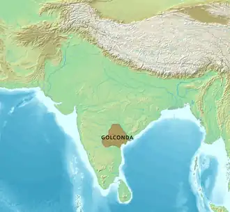 Map of Golconda.[3]