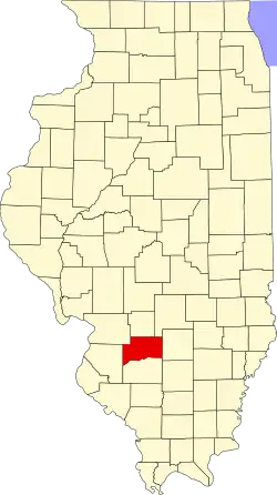 State map highlighting Clinton County
