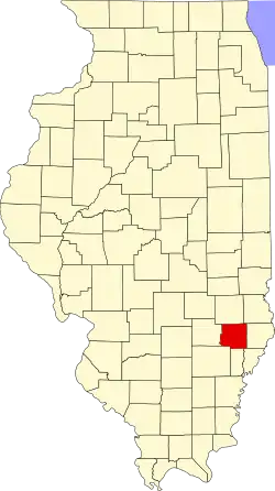 State map highlighting Richland County