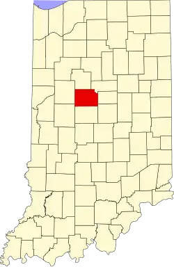 State map highlighting Clinton County