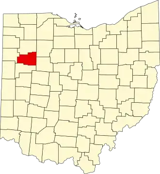 Allen County map