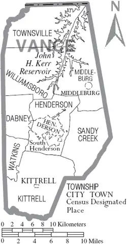 Vance County Townships