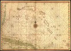 Map of the Bahamas, 1650