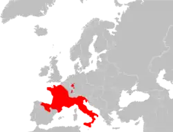 Distribution de L. bilineata