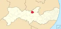 Location in Pernambuco state