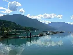 The marina in Nakusp