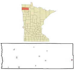 Location of Grygla, Minnesota