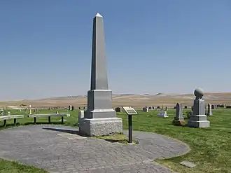 The Martin Harris Gravesite in Clarkston is listed on the National Register of Historic Places