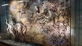 A Masterpiece in Mashhad metro station