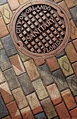 City of Orlando (2011), sculpture relief, 48 x 31 x 3 in (121.96 x 78.74 x 7.62 cm), artist's collection