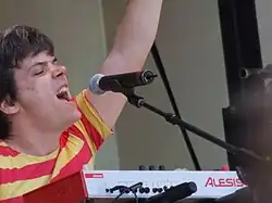 Keyboardist Matthew Hungate at Lollapalooza 2008