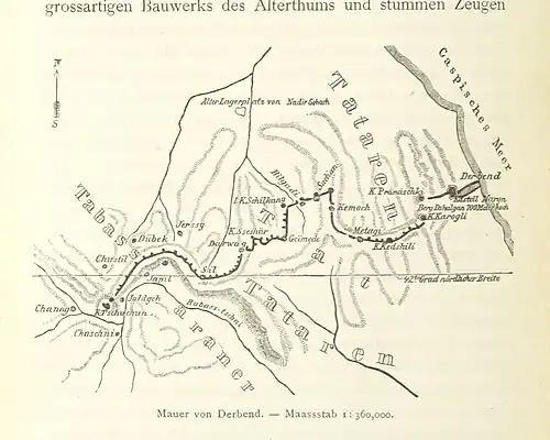 Map by Roderich von Erckert