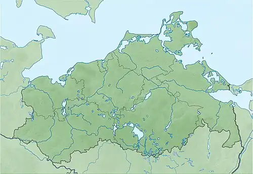 Lake Kummerow (Kummerower See) is located in Mecklenburg-Vorpommern