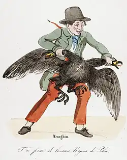 An anti-Austrian cartoon for the Five Days of Milan