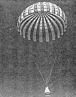 Mercury parachute test