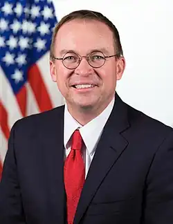 Former White House Chief of Staff & Director of Office of Management and Budget Mick Mulvaney (J.D. 1992)