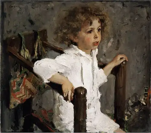 Mika Morozov, portrait of Margarita Morozova's son Mika (1901)