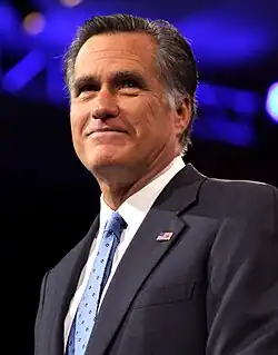 Mitt Romney Governor of Massachusetts 2003–07; presidential candidate in 2008; presidential nominee in 2012[101]