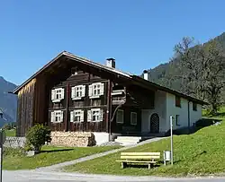 Montafonerhaus, type II, in St. Gallenkirch